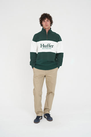 PANEL 1/4 ZIP JERSEY EMERALD