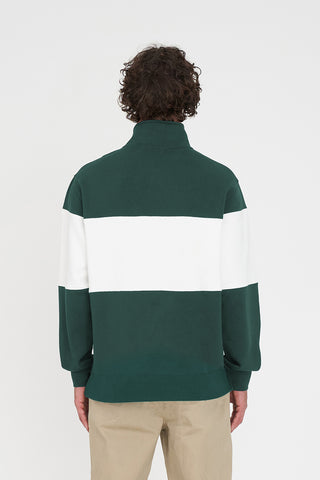 PANEL 1/4 ZIP JERSEY EMERALD
