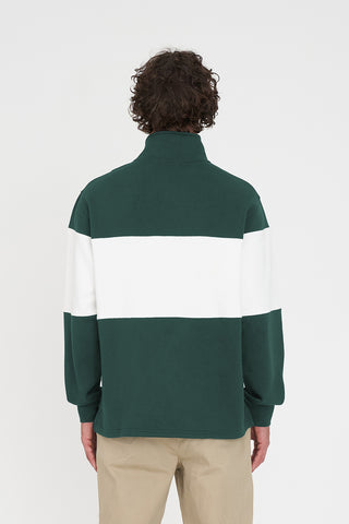 PANEL 1/4 ZIP JERSEY EMERALD