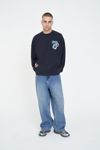 BOX CREW 350/PIE RUN NAVY