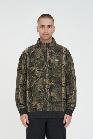 BLOCK 1/4 ZIP/WOODHILL WOODHILL CAMO