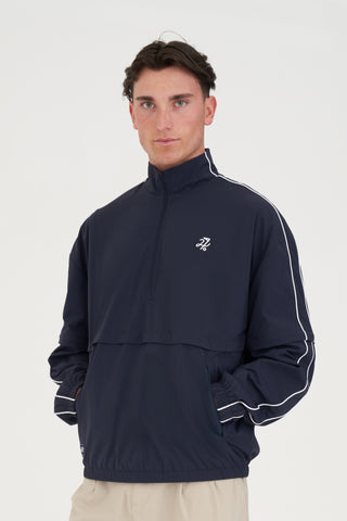 MENS MATCH JACKET NAVY/WHITE