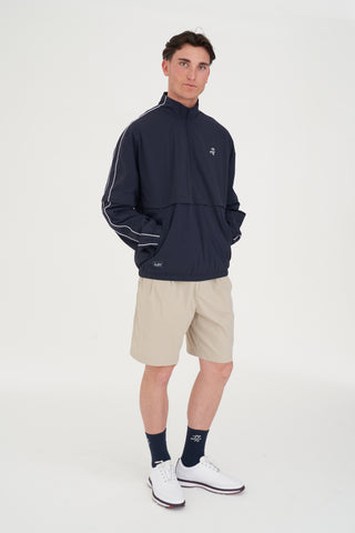 MENS MATCH JACKET NAVY/WHITE
