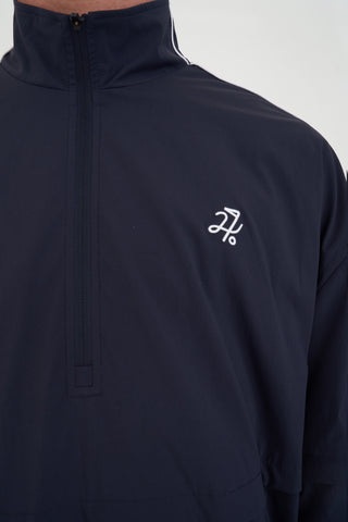 MENS MATCH JACKET NAVY/WHITE