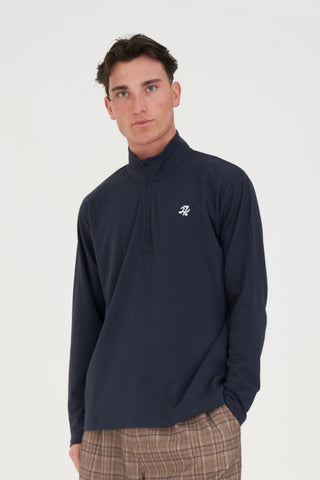 TECH QUARTER ZIP NAVY