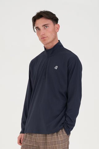 TECH QUARTER ZIP NAVY