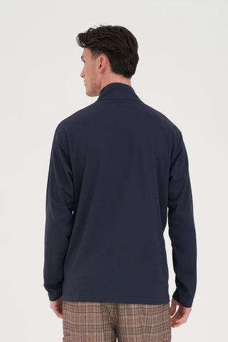 TECH QUARTER ZIP NAVY