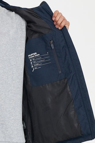 MENS CLASSIC DOWN JACKET HRGBONE NAVY
