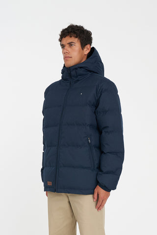 MENS CLASSIC DOWN JACKET HRGBONE NAVY