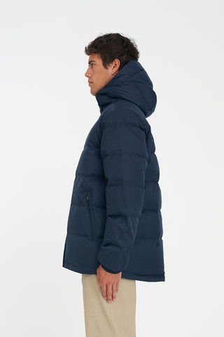 MENS CLASSIC DOWN JACKET HRGBONE NAVY