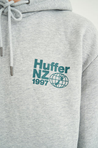 TRUE HOOD/WORLD FAMOUS GREY MARLE