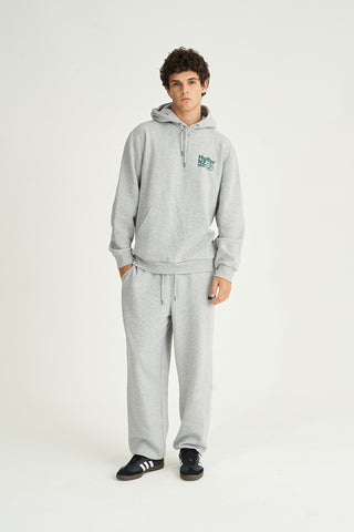 TRUE HOOD/WORLD FAMOUS GREY MARLE