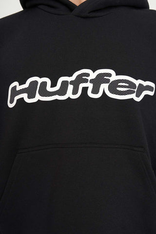 MENS SUB CROP HOOD/VERT BLACK