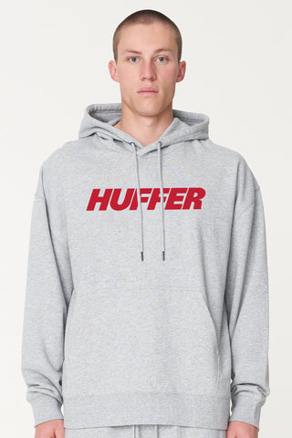 MENS TRUE HOOD/OUTLINE GREY MARLE