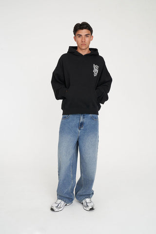 SUB CROP HOOD 350/VIPER BLACK