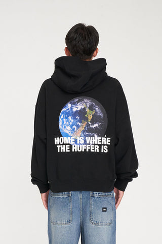 SUB CROP HOOD 350/NZ EARTHER BLACK