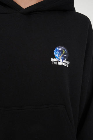 SUB CROP HOOD 350/NZ EARTHER BLACK