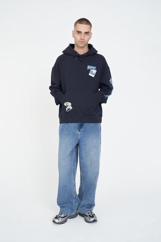 BLOCK HOOD 350/RUN IT BACK NAVY