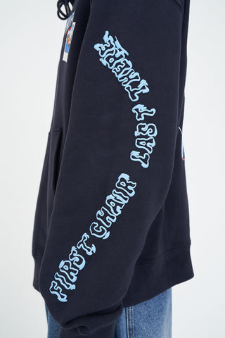 BLOCK HOOD 350/RUN IT BACK NAVY