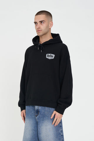 BLOCK HOOD 350/RIDGE WASHED BLACK