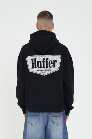 BLOCK HOOD 350/RIDGE WASHED BLACK
