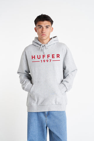 TRUE HOOD/BOARDING PASS GREY MARLE