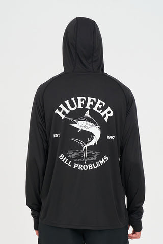 LURED HOOD/BILLED BLACK
