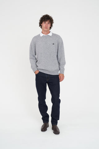 CLASSIC KNIT CREW/ 3BALL GREY MARLE