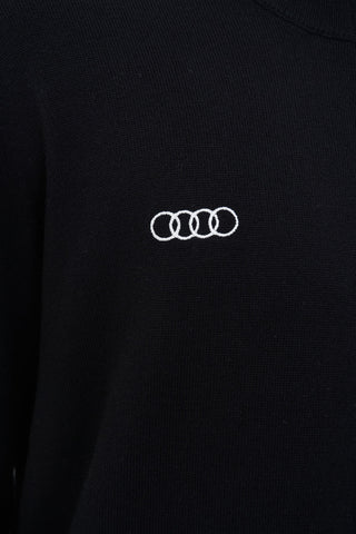 MERINO ¼ ZIP JERSEY/AUDI BLACK