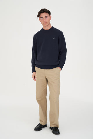 CLASSIC KNIT CREW/ 3BALL NAVY