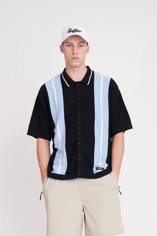 MENS BIRDIE KNIT SHIRT BLACK