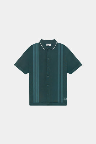 MENS KNIT SHIRT GOLF GREEN