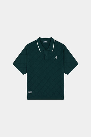 TRUE KNIT POLO GOLF GREEN