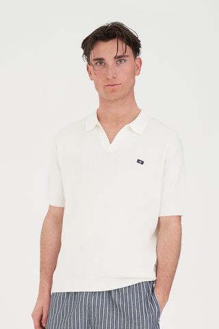 CLASSIC KNIT POLO CHALK