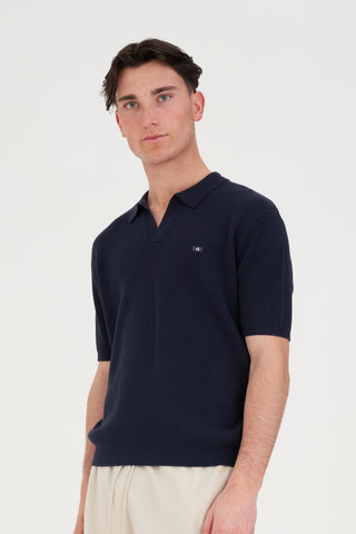 CLASSIC KNIT POLO NAVY