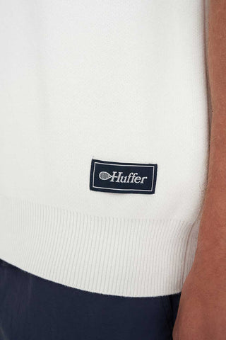 OFF COURT KNIT VEST CHALK/NAVY