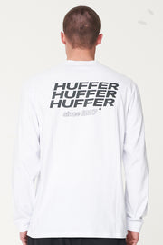 MENS LS SUP TEE/UNSTACKED WHITE