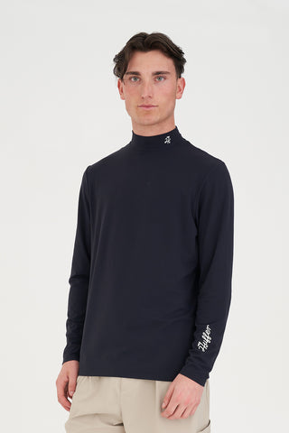 MOCKNECK LS BASELAYER NAVY