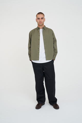DOUBLE KNEE WIDE UNION PANT BLACK
