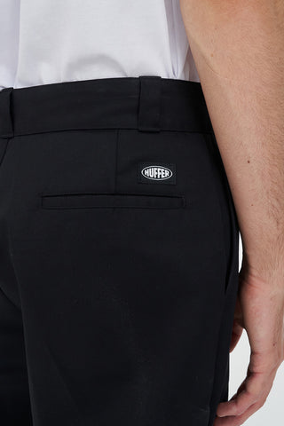 DOUBLE KNEE WIDE UNION PANT BLACK