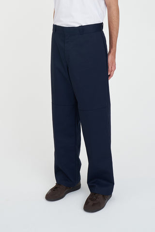 DOUBLE KNEE WIDE UNION PANT NAVY