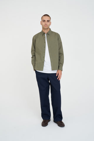 DOUBLE KNEE WIDE UNION PANT NAVY