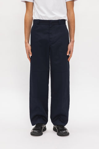 DOUBLE KNEE WIDE UNION PANT NAVY