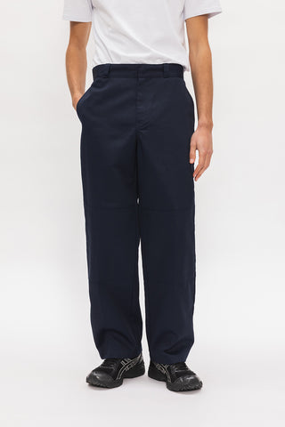 DOUBLE KNEE WIDE UNION PANT NAVY