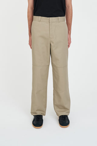 DOUBLE KNEE WIDE UNION PANT TAN