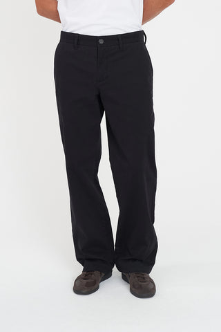 WIDE FIT CHINO PANT BLACK