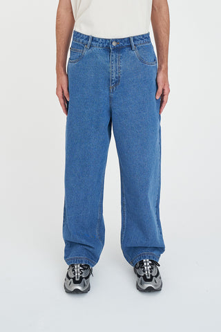 BLOCK DENIM JEAN/ROUNDER CANYON BLUE
