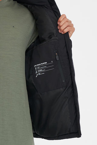 MENS HFR TRACK PUFFER JACKET BLACK
