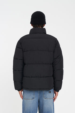 MENS HFR TRACK PUFFER JACKET BLACK