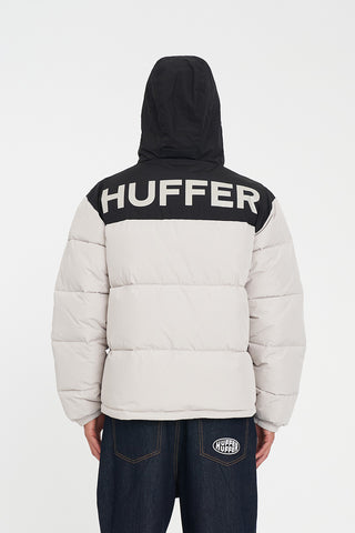 MENS DUO PUFFER JKT MOONROCK/BLACK